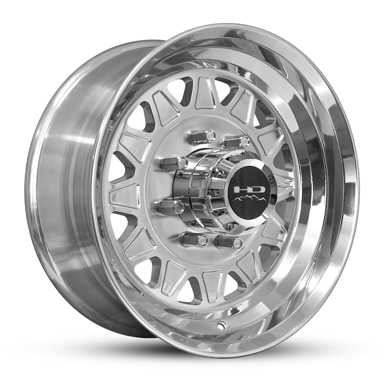 HD Trailer HDT Forged 17.5x6.75 +0 8x165mm 128.6mm Full Polish