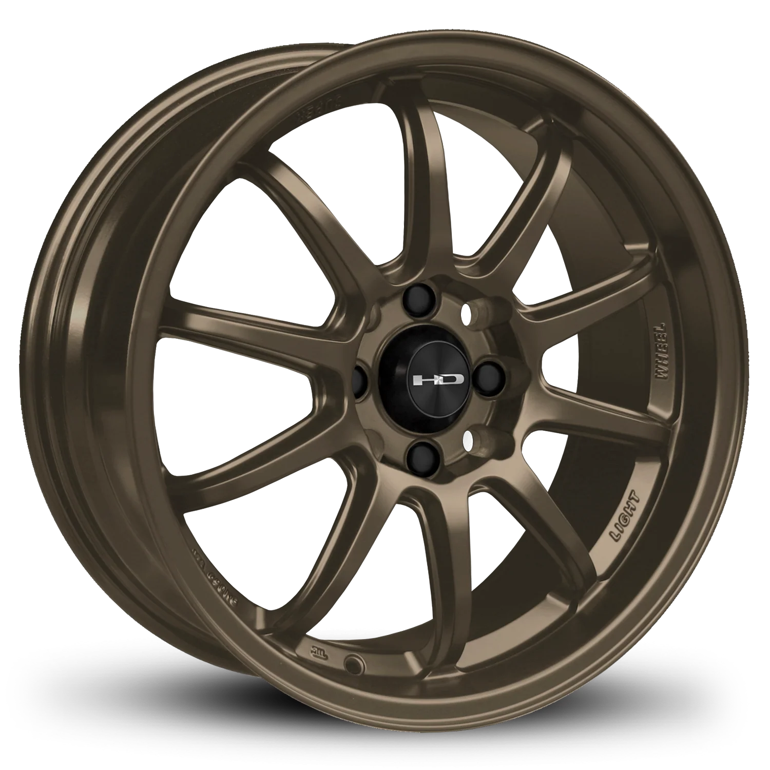HD Wheels Clutch 15x6.5 +40 4x100/4x114.3mm 73.1mm Satin Bronze