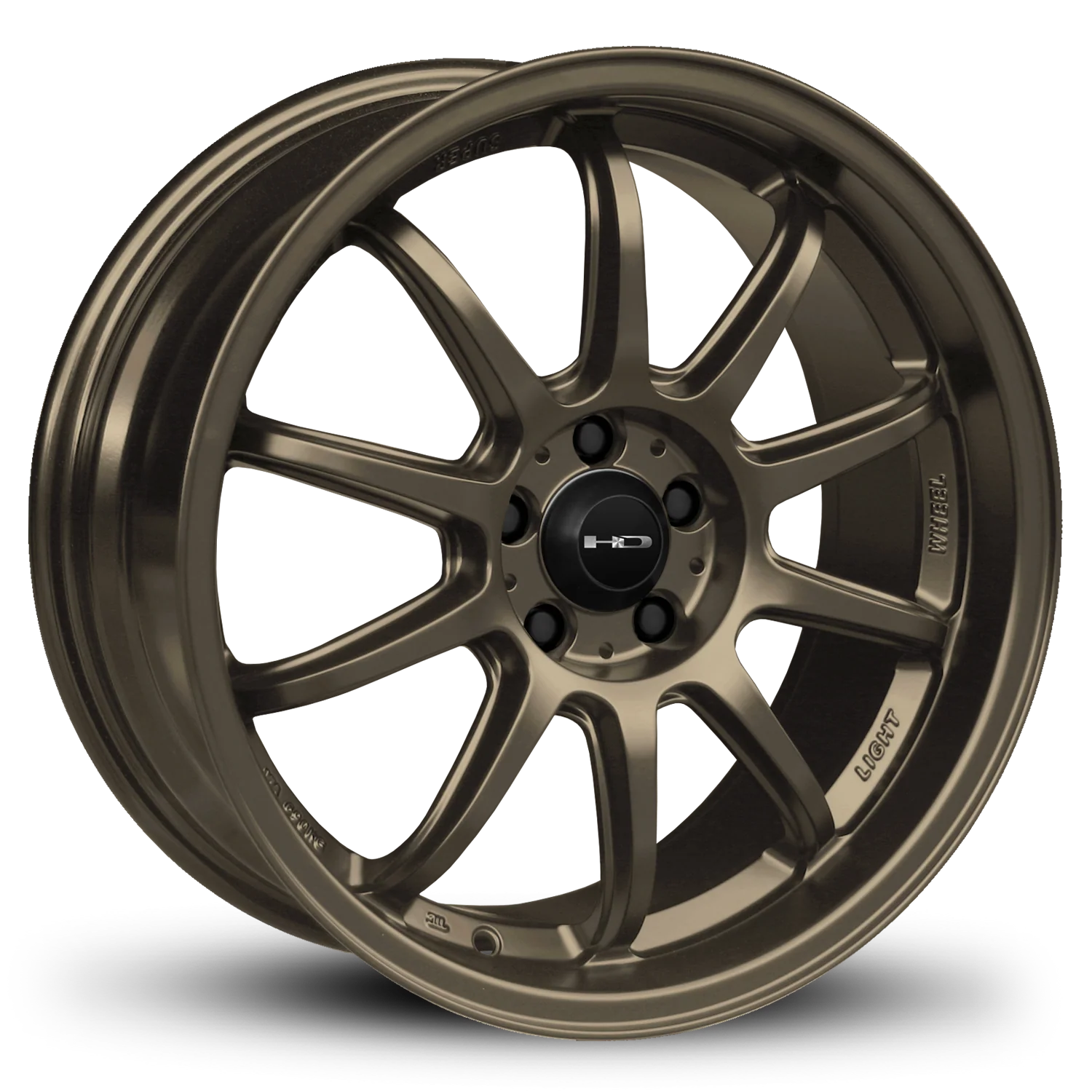 HD Wheels Clutch 17x7.5 +42 5x112mm 73.1mm Satin Bronze