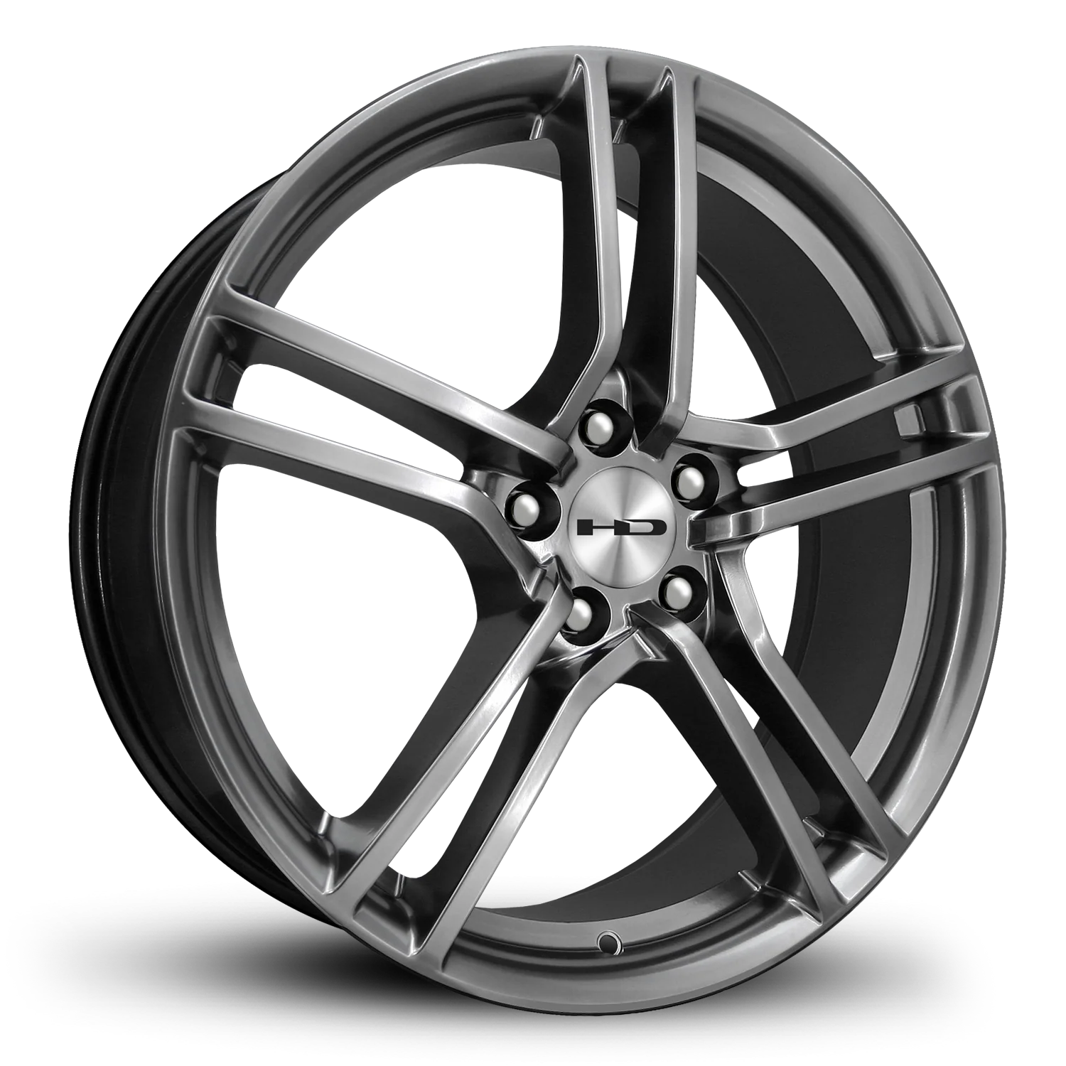 HD Wheels Vento 17x7 +38 5x114.3mm 73.1mm Hyper Black