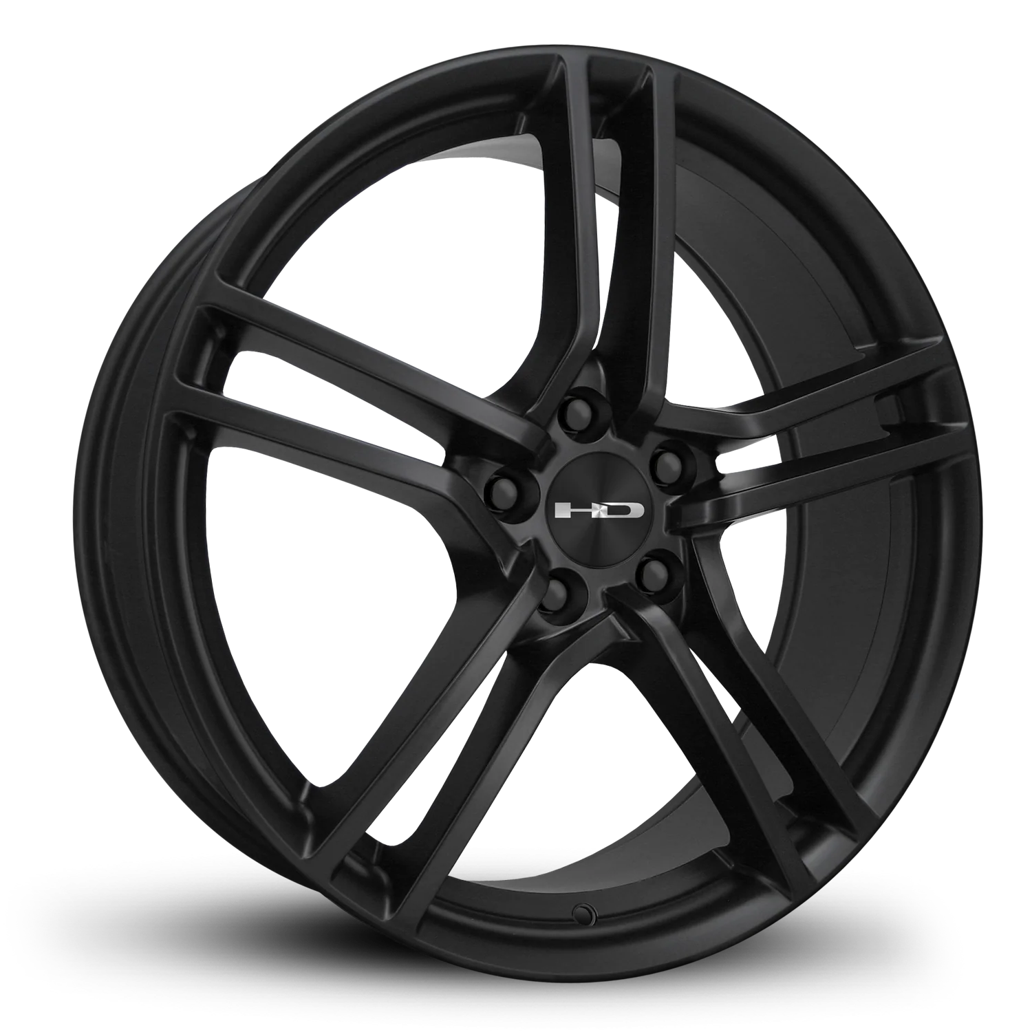 HD Wheels Vento 17x7 +38 5x114.3mm 73.1mm Satin Black