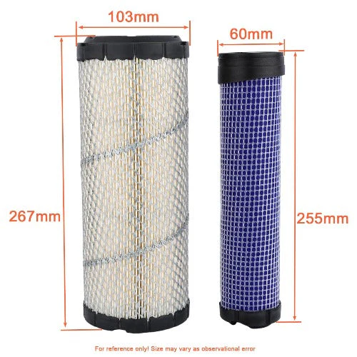 Hipa 11013-7044 11013-7045 Air Oil Filter Kit FIts KOHLER 74177 74189 74197 Kawasaki FD750D-FS06 FD731V-GS00 Lawn Mower # 25 083 01-S KH-25-083-01-S - Image 2