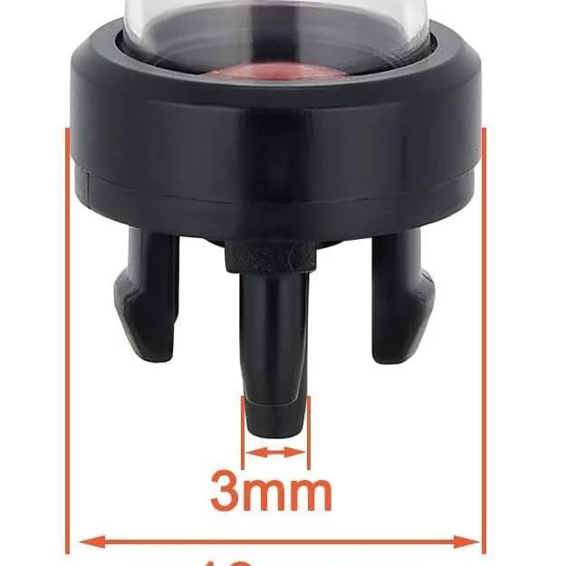 Hipa 188-512-1 Snap in Primer Bulb for 2-Cycle Engine Poulan Echo Chainsaw Ryobi BP42 Homelite Bolens Trimmer Leaf Blower 530047721 503936601 (2Pack) - Image 3