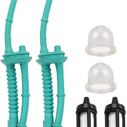 Hipa (2 Pack) 4140 358 7702 Fuel Line Filter Primer Bulb for STIHL FS38 FS55R FS55 FS45 FS46 FS55 KM55 HL45 MM55 FS100 FS110 FS130 Trimmer Weed Eater