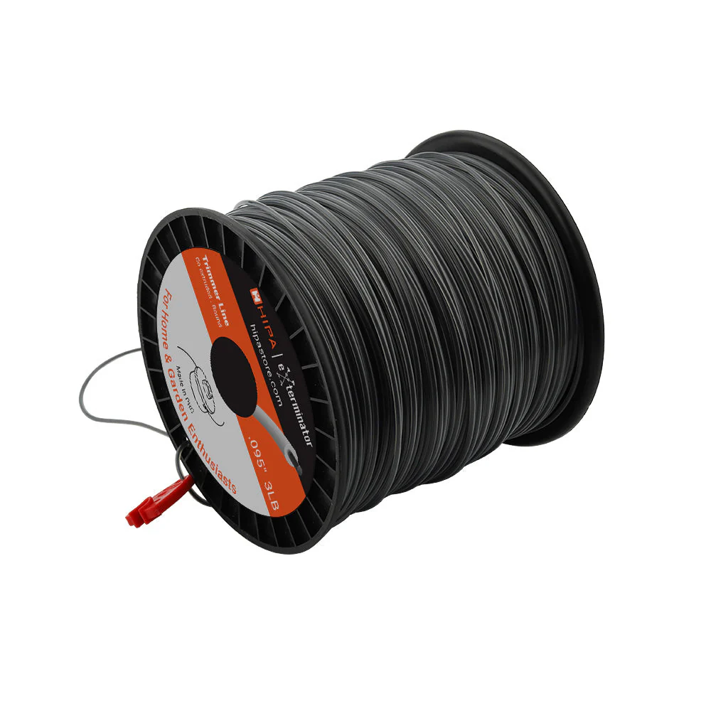 Hipa 3-pound 095-inch Round String Trimmer Line for STIHL FS56RC FS55R Husqvarna 128LD Troy Bilt TB22 Ryobi Ry253SS Gas String Trimmer - Image 3