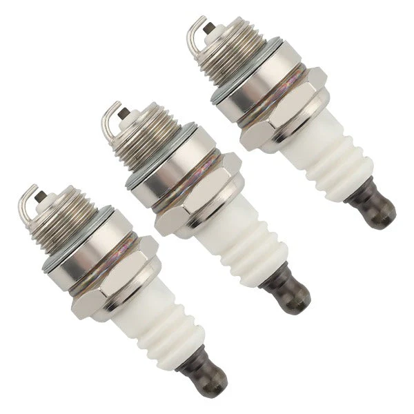 Hipa 3pcs L7T Spark Plug for 33cc 43cc 47cc 49cc 2-Stroke Mini Pocket Bike ATV Quad Scooter Trimmer Blower Chainsaw Brushcutter Strimmer Lawn Mower - Image 2