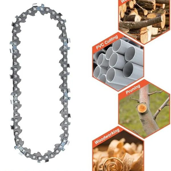 Hipa 4 Inch Chain 1/4 Mini-pitch .043 Gauge 28 DL for Stihl GTA 26 Blade Pruner 4-inch Bar Mini Cordless Electric Chainsaw for Wood Branch Cutting # 3670 005 0028 - Image 3