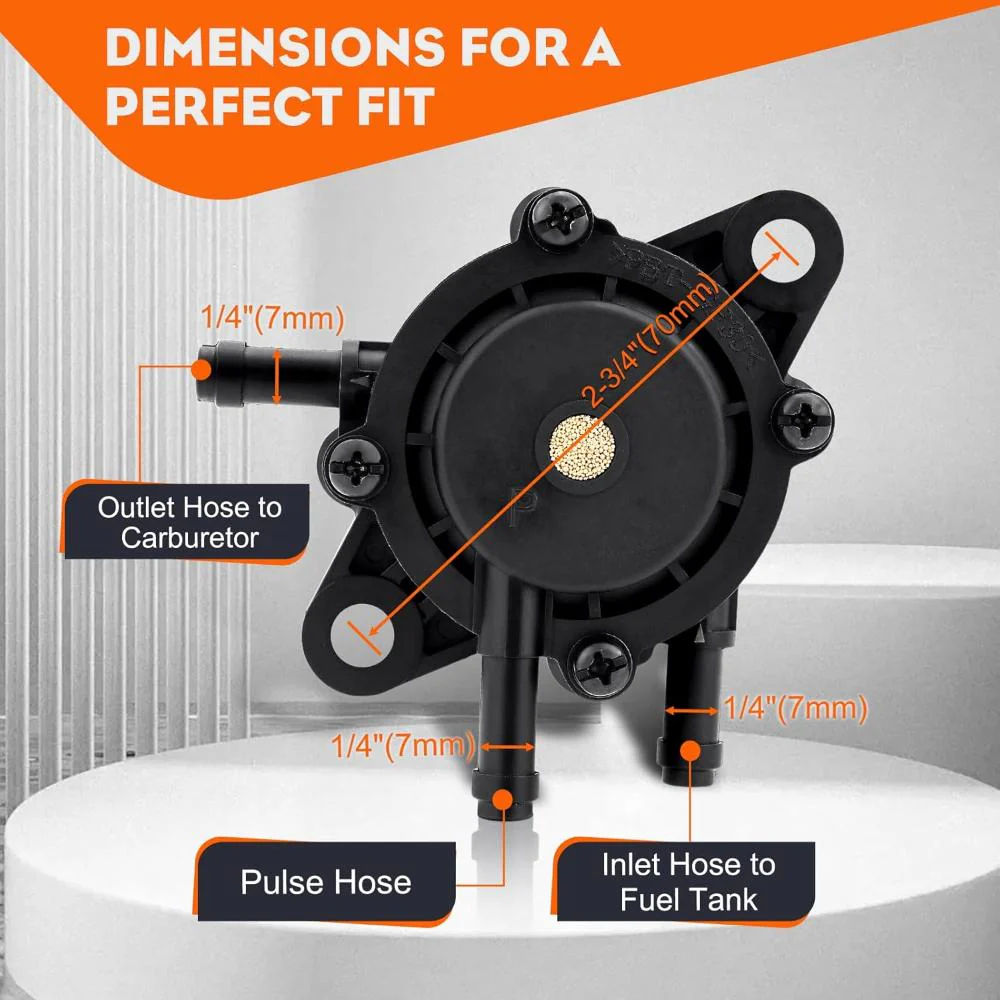 HIPA 491922 808656 Fuel Pump for 24 393 16-S 24 393 04-S LG808656 16700-Z0J-003 for Kohler CH17-CH25 CV17-CV25 CH730-CH740 CV730-CV740 Engine Mower - Image 4