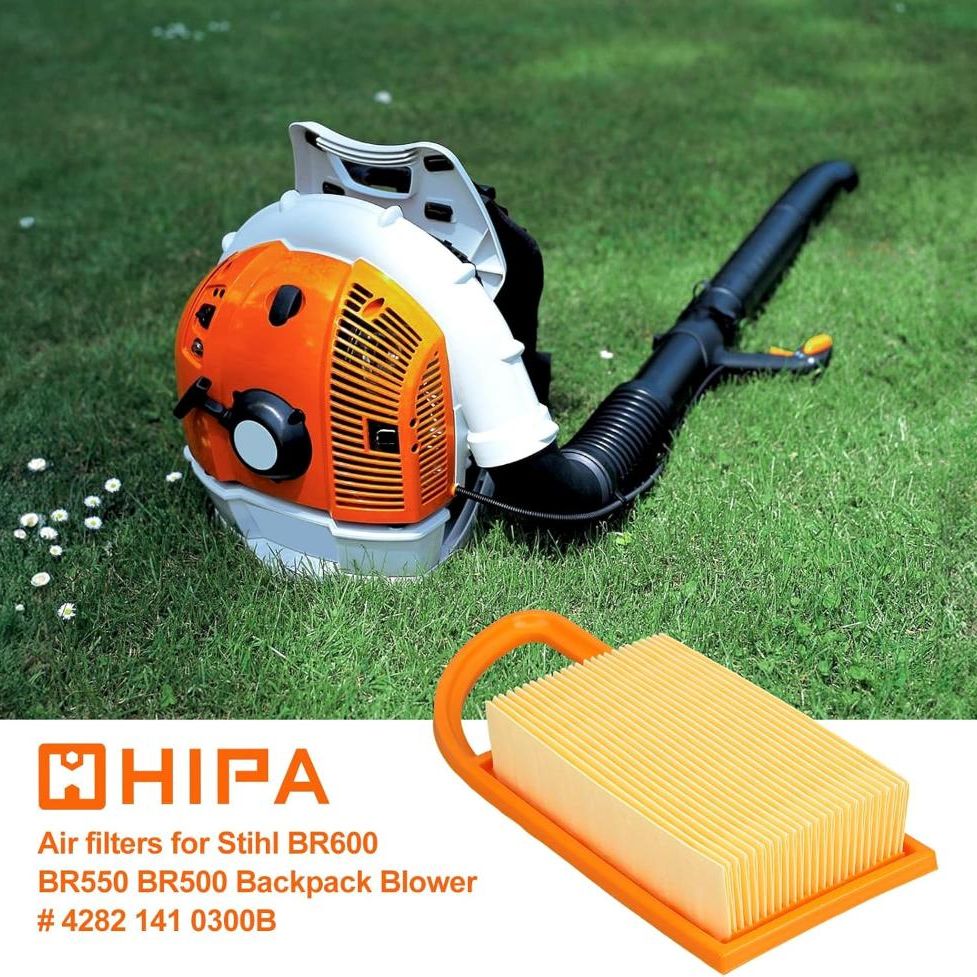 Hipa 5 Pack of Air Filters for STIHL BR600 BR550 BR500 Backpack Blower Replace 4282-141-0300 4282-141-0300B - Image 6