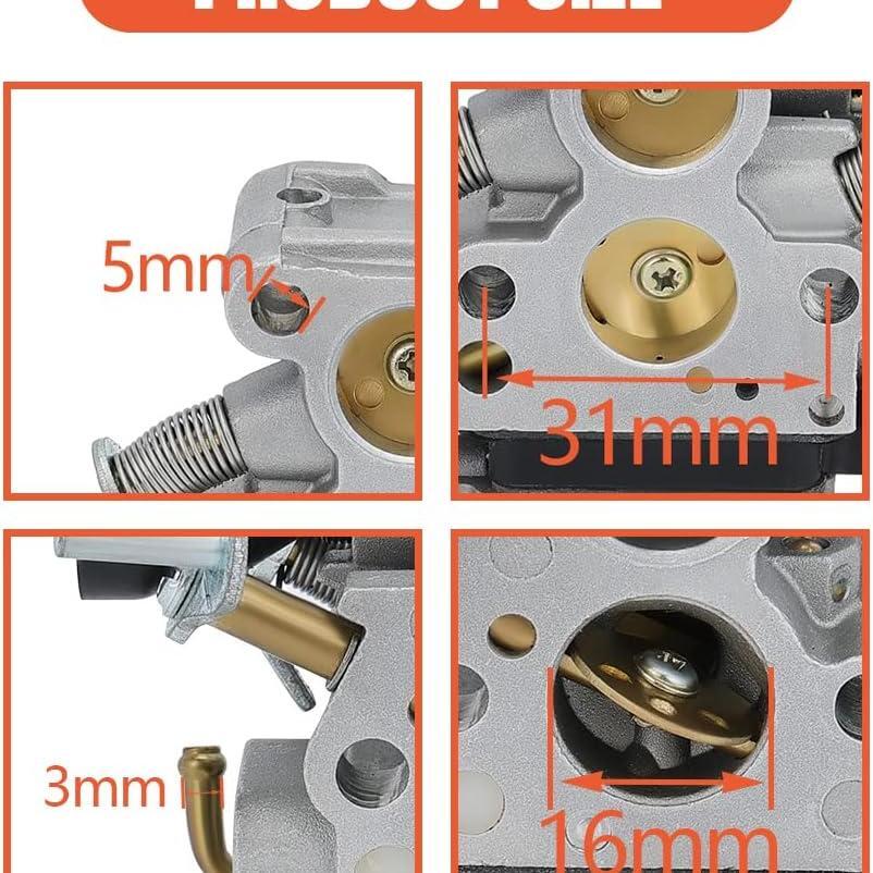 Hipa 506450501 Carburetor for Husqvarna 440 435 440E 435E 135 140 140E 135E Chainsaw Parts Replace Zama C1T-EL41A C1T-EL41 - Image 3