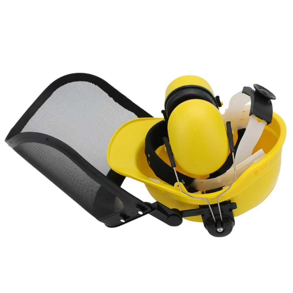 Hipa 563474 Chainsaw Helmet With Visor 51-63cm Head Circumference Industrial Forestry Safety Helmet For Chainsaw Trimmer Pole Pruner - Image 3