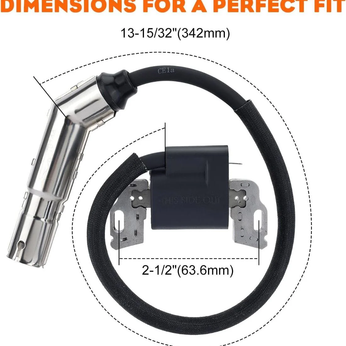 Hipa 595304 Magneto Armature Ignition Coil for Briggs & Stratton 799650 592841 795315 Intek OHV Engine Poulan Craftsman MTD Troy-Bilt Mower Engine - Image 2
