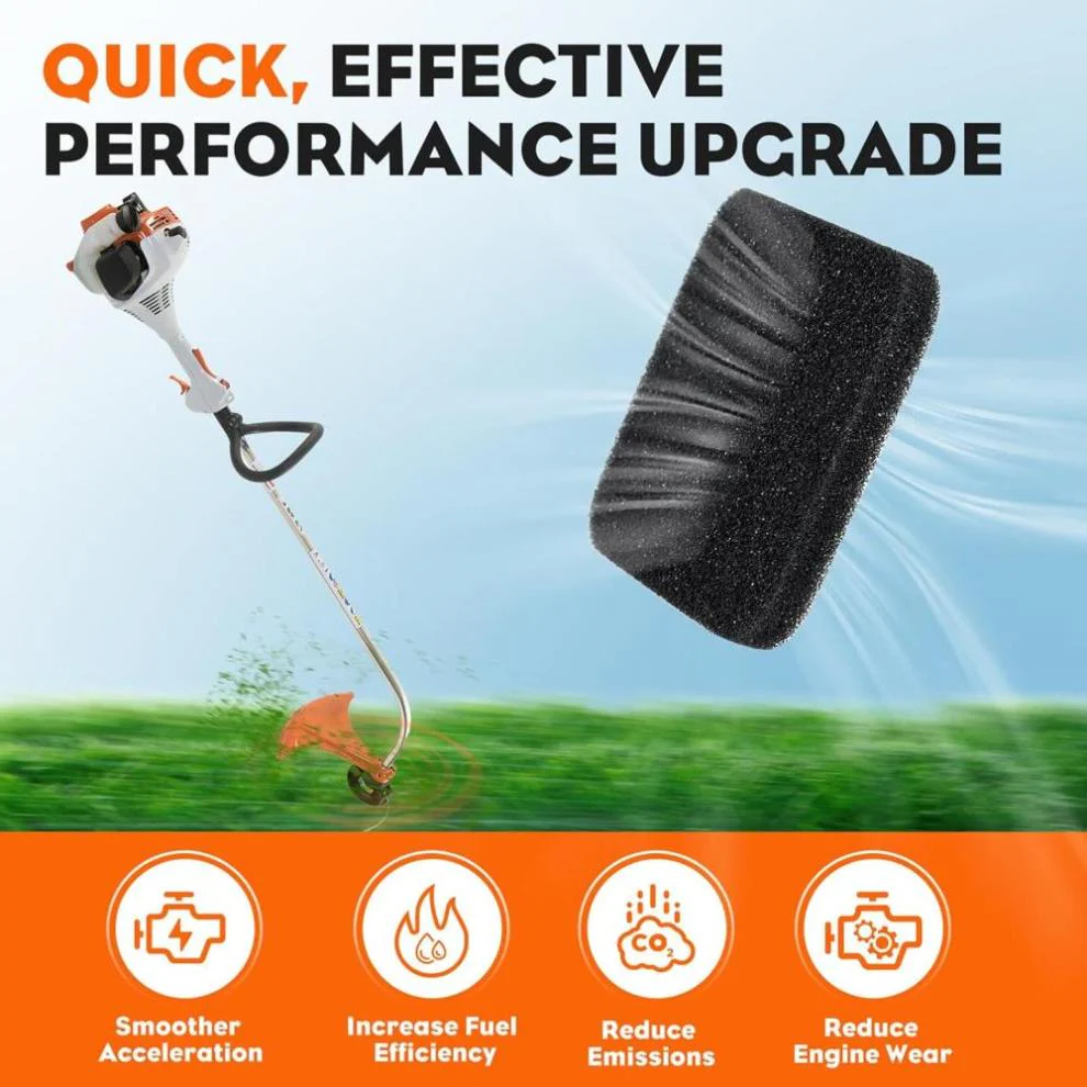 Hipa Air Filter for Sthil FS85 FS 85 BG75 BG72 FS80 FS80R FS75 FS76 String Trimmer Brushcutter Maintenance Kit Replace 4137 124 1500 4137-124-2800 - Image 4
