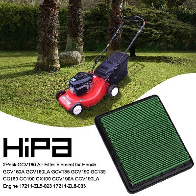 Hipa Air Filter + Pre Filter for # 17211-ZL8-023 17211-ZL8-003 17211-ZL8-000 Honda GCV160 GC160 Engine Lawn Mower with Spark Plug - Image 6
