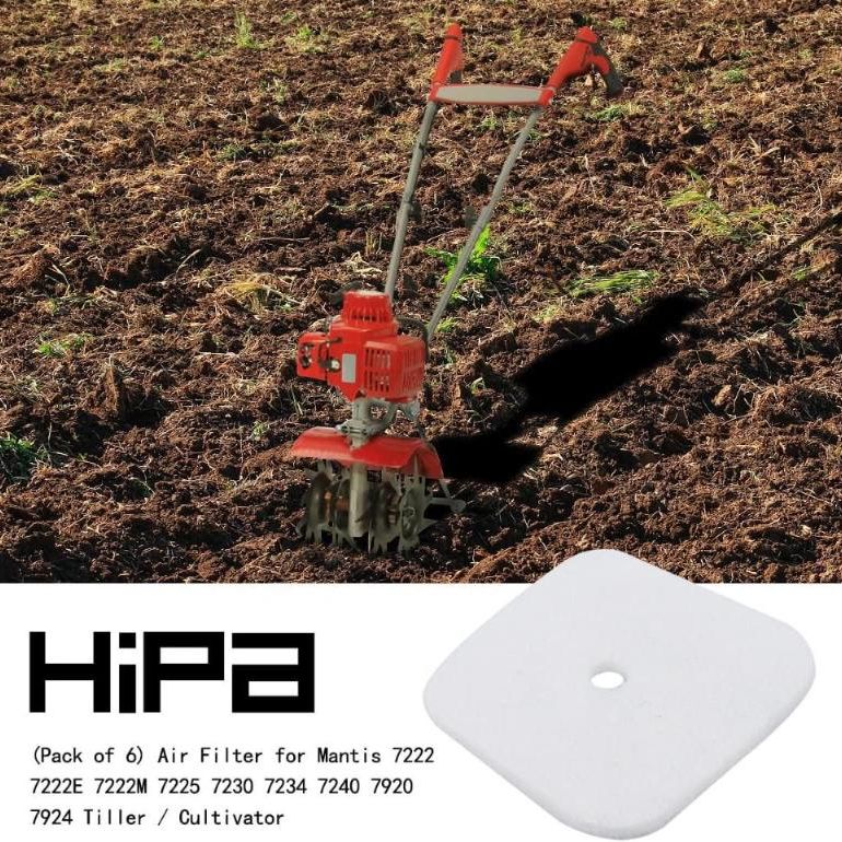Hipa Air Filters Fits Mantis 7222 7222E 7222M Tiller / Cultivator Replace 13031004560 9066 100-416 (Pack of 5) - Image 7