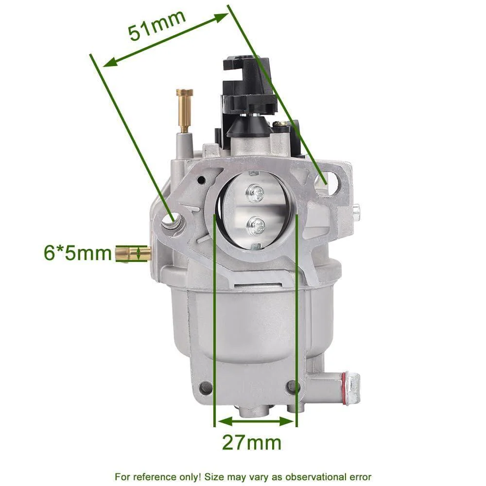 Hipa Carburetor Fit GENERAC GP7500E GP5500 GP6500 GP6500E 8125 Watt  Gas Powered Portable Generator # Replace 0J58620157 0G8442D110 - Image 4