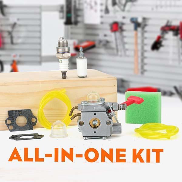 Hipa Carburetor Kit for Homelite ST155 ST145 ST175 ST185 ST275 ST285 ST385 ST485 SX135 GST18 HBC18 String Trimmer # WT-458 WT-476 - Image 2