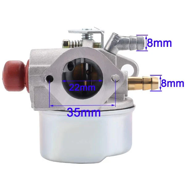 Hipa Carburetor Kit for Tecumseh OH195EA OHH45 OHH60 OHH55 OHH50 5.5 6.0 6.5 HP Engine Lawn Mower #640004 640014 640025 640025C + 36634 Air Filter - Image 4