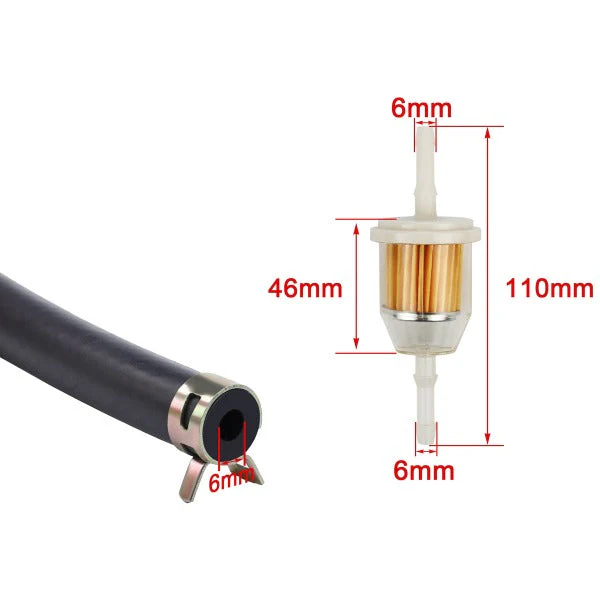 Hipa Fuel Pump Kit 24 393 16-S for Briggs & Stratton 808656 491922 808492 692313 Engine Replaces 16700-Z0J-003 - Image 6