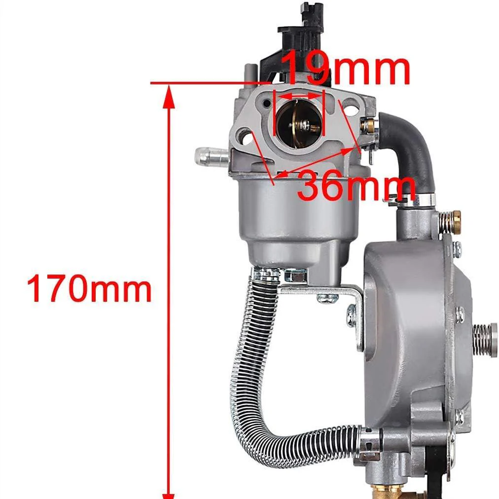 Hipa GX160 GX200 Dual Fuel Carburetor for HONDA GX 160 GX 200 Gasoline/LPG Conversion Kit 2KW 2.8KW 170F Generator Water Pump - Image 3