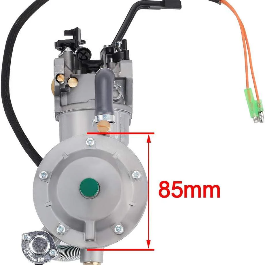 Hipa GX390 188F Generator Dual fuel Carburetor LPG CNG Conversion kit 4.5-5.5KW Manual Choke Carb - Image 4