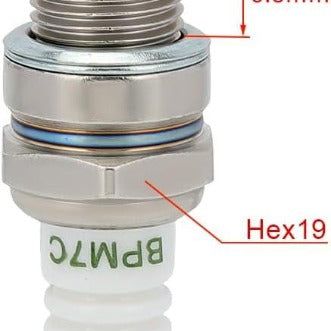 Hipa (Pack Of 3) Aftermarket Spark Plug for # BPM7C BPMR7A NGK(6703) - Image 2