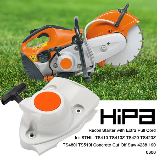 Hipa Recoil Starter for STIHL TS410 TS410Z TS420 TS420Z TS480i TS510i Concrete Cut Off Saw Replace 4238-190-0300 - Image 6
