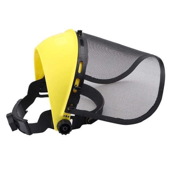 Hipa Safety Face Shield with Mesh Visor for Weed Eating Whacking Yard Work Mesh Face Shield Chainsaw Protective Helmet - Image 2