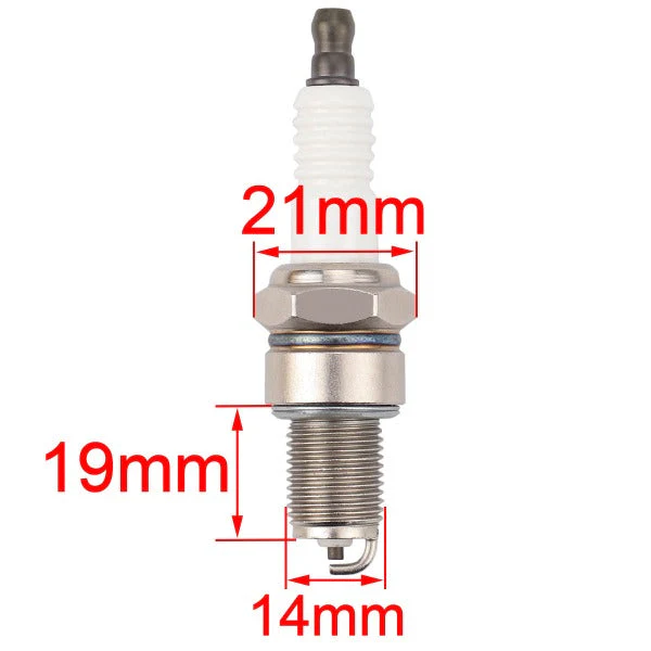 HIPA Spark Plug for HONDA GX120 GX160 GX200 GX240 GX270 GX340 GX390 Engine Lawn Mower Tractor Rototiller(Set of 2) - Image 2