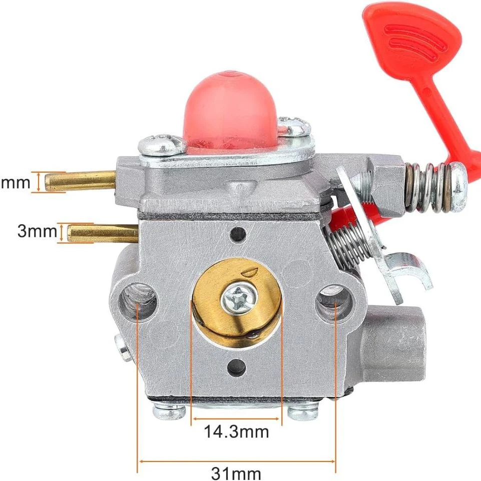Hipa WT-875A Carburetor Kit for Poulan Pro BVM200VS BVM200C Craftsman 358794650 35879460025CC 200 Mph 430 / 450 Cfm Leaf Blower Replace 545081855 - Image 2