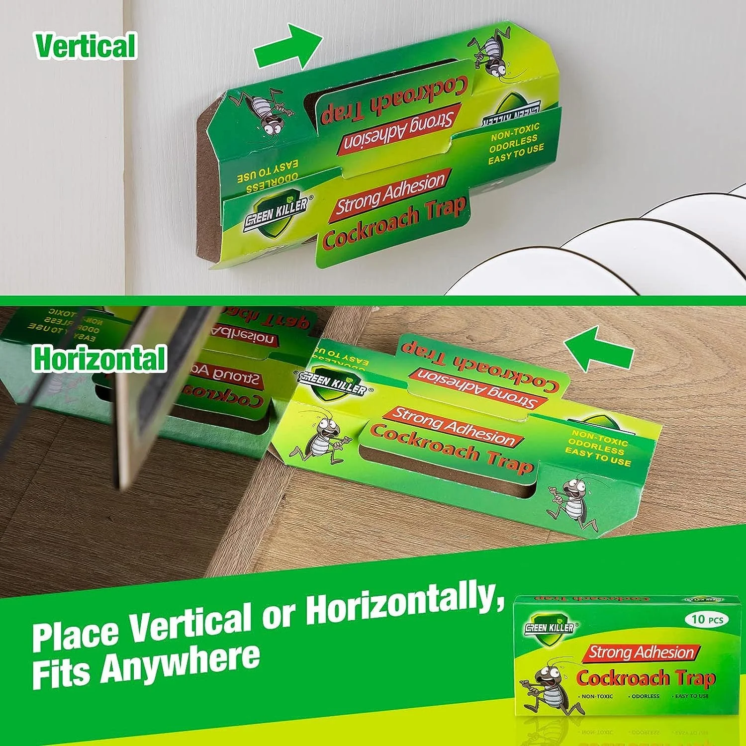 Home Pest Sticky Traps Cockroaches Roach Killer - Image 6