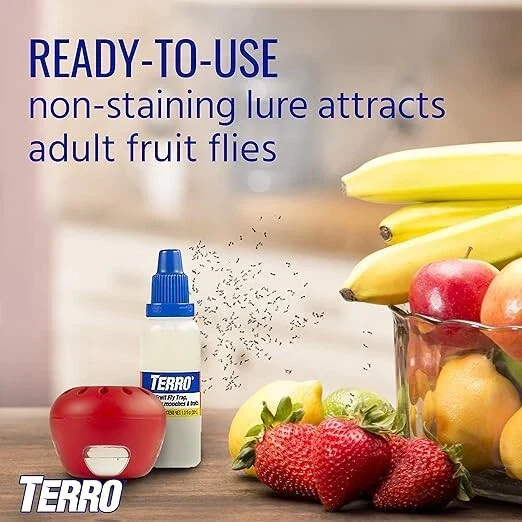 Indoor Fruit Fly Trap, (2-count) 4 Traps , Terro In Built With Window Sinks - Image 4