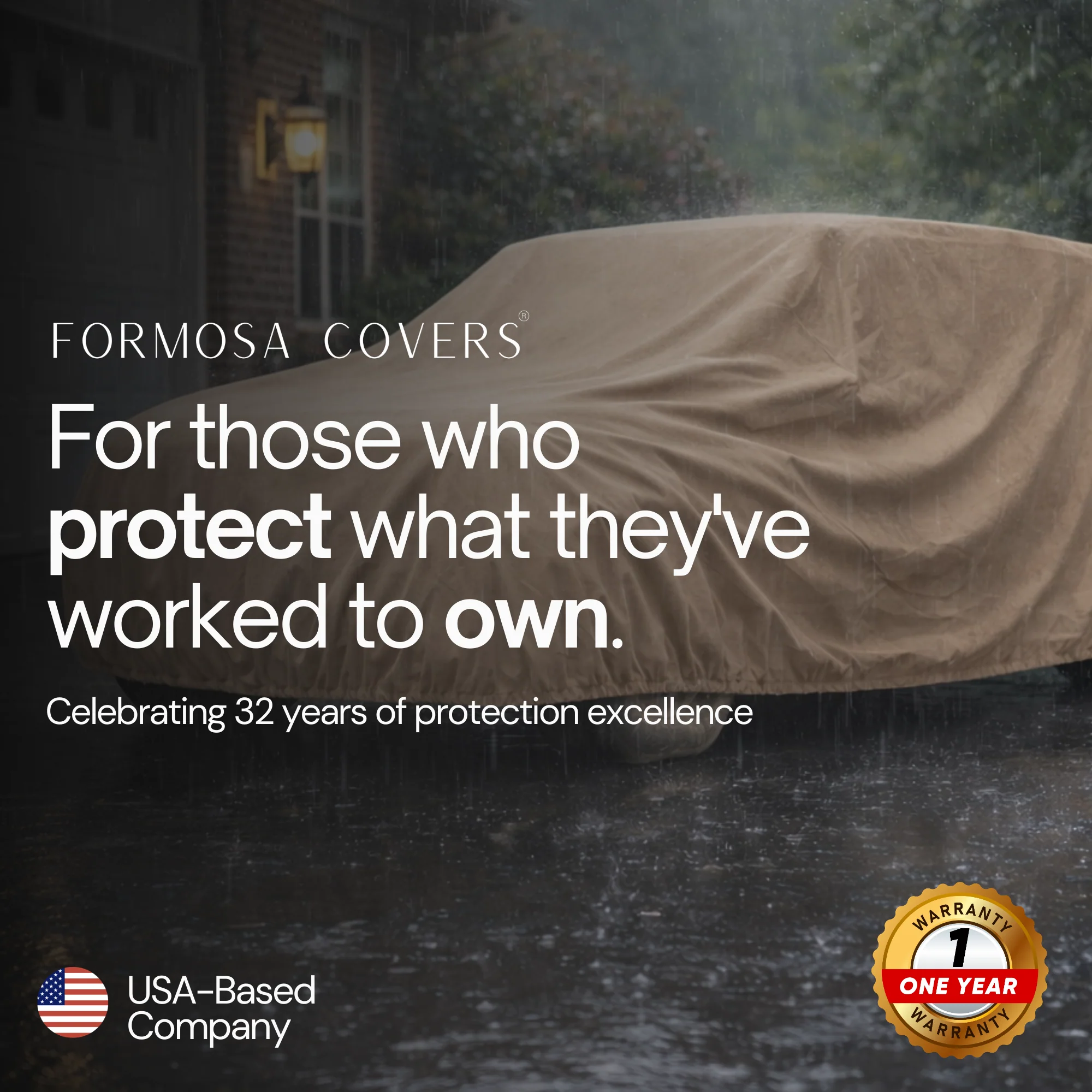 Jeep Cover for 1976–2006 – Water Resistant Taupe - Image 6