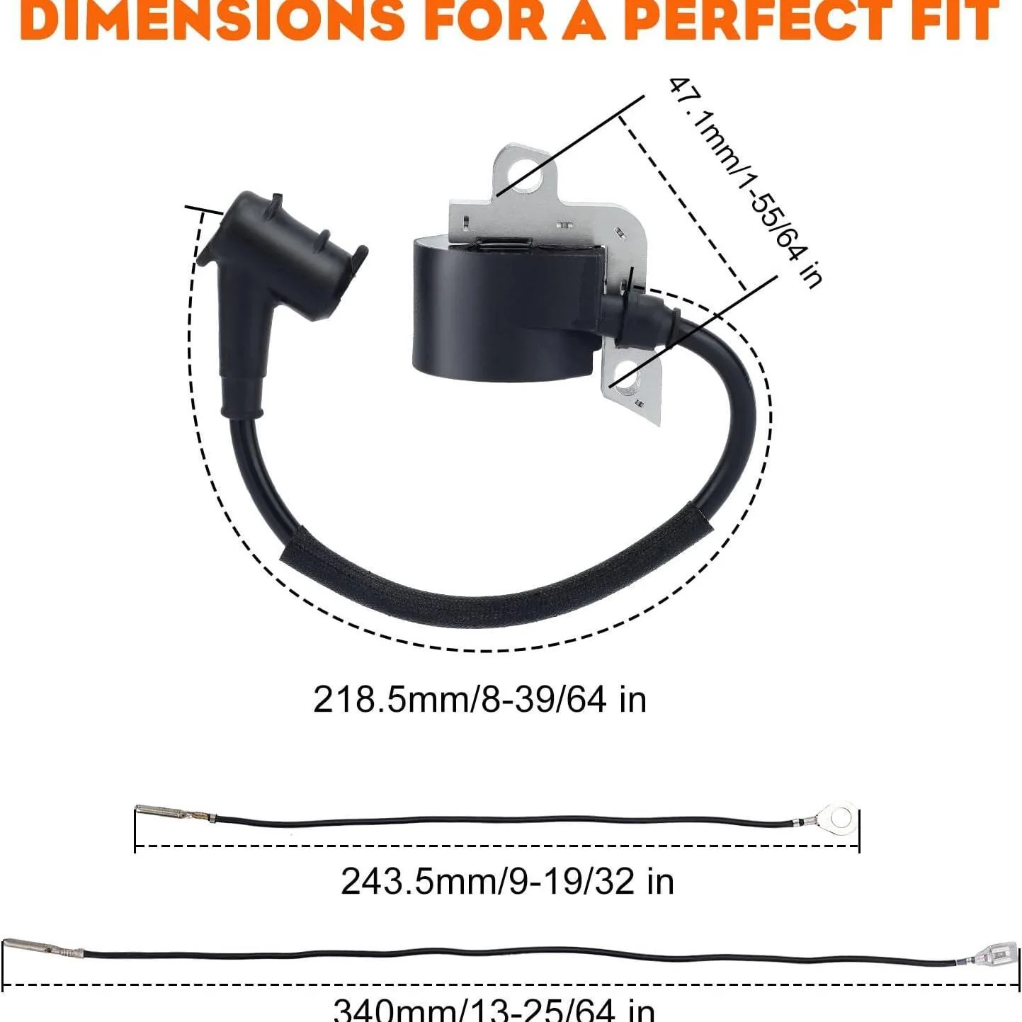 MS290 Ignition Coil for STHIL MS240 MS260 MS310 MS360 MS360C MS390 MS440 MS640 024 026 028 029 034 036 038 039 044 048 Chainsaw # 0000-400-1300 - Image 2