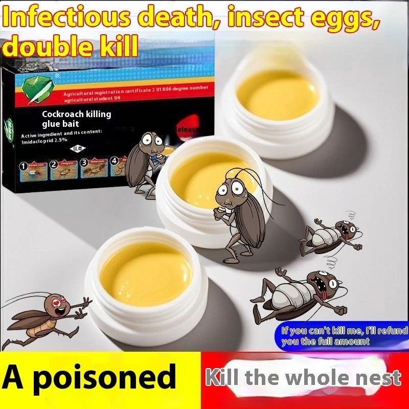 Non-toxic Killing Whole Nest Sticky Note Powerful Roach Killer - Image 5