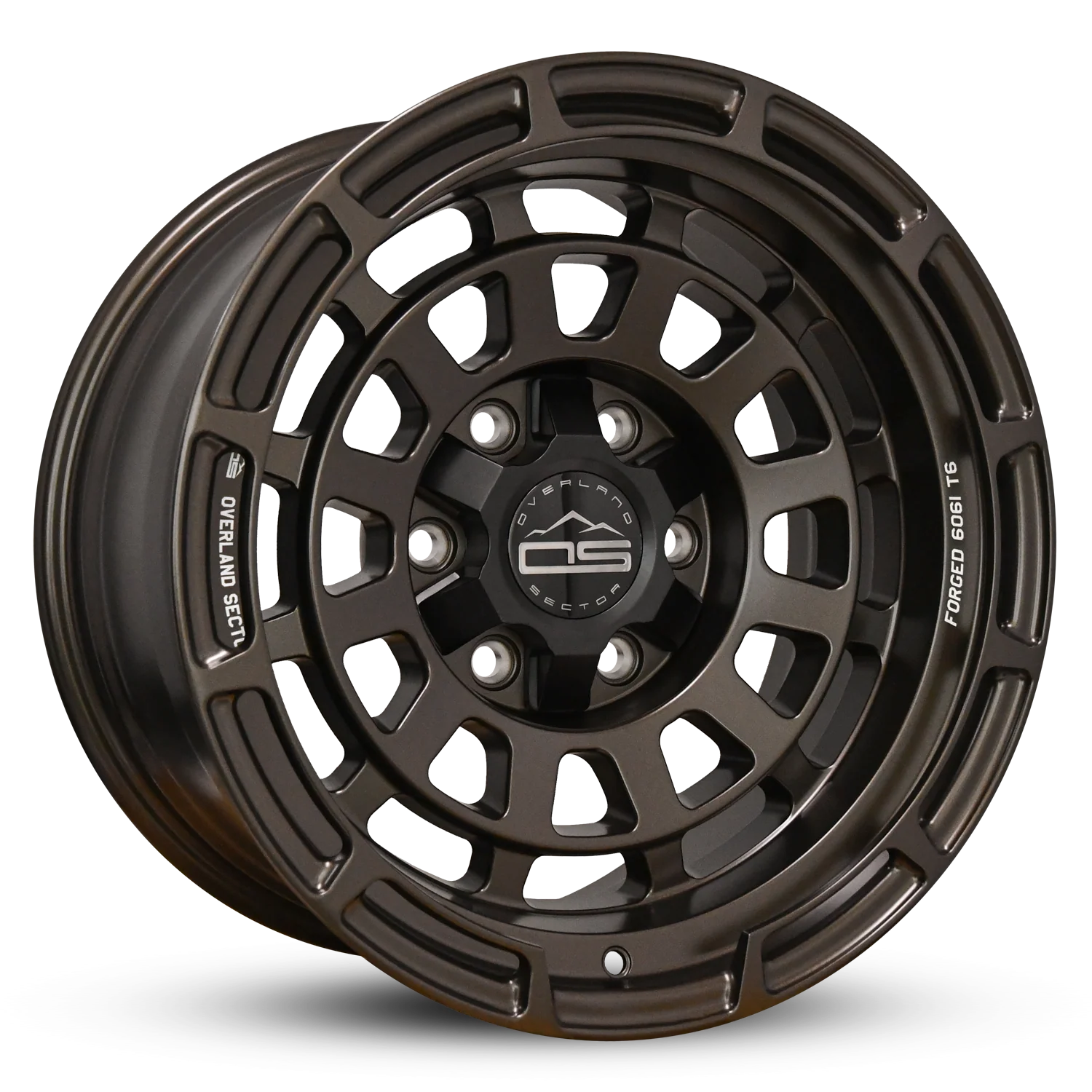 Overland Sector Badlander Forged 17x9 +0 6x135/6x139.7mm 106.1mm All Satin Mocha Bronze