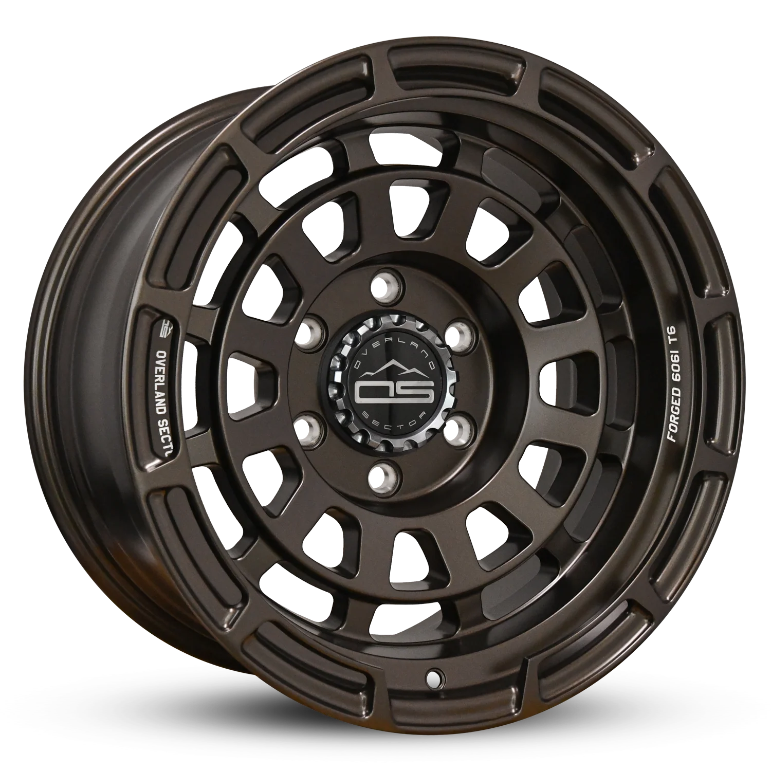 Overland Sector Badlander Forged 17x9 -12 6x139.7mm 106.1mm All Satin Mocha Bronze