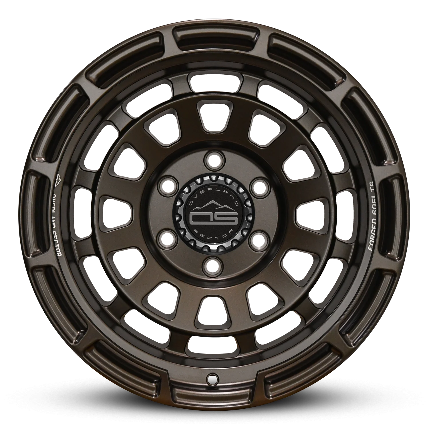 Overland Sector Badlander Forged 17x9 -12 6x139.7mm 106.1mm All Satin Mocha Bronze - Image 2