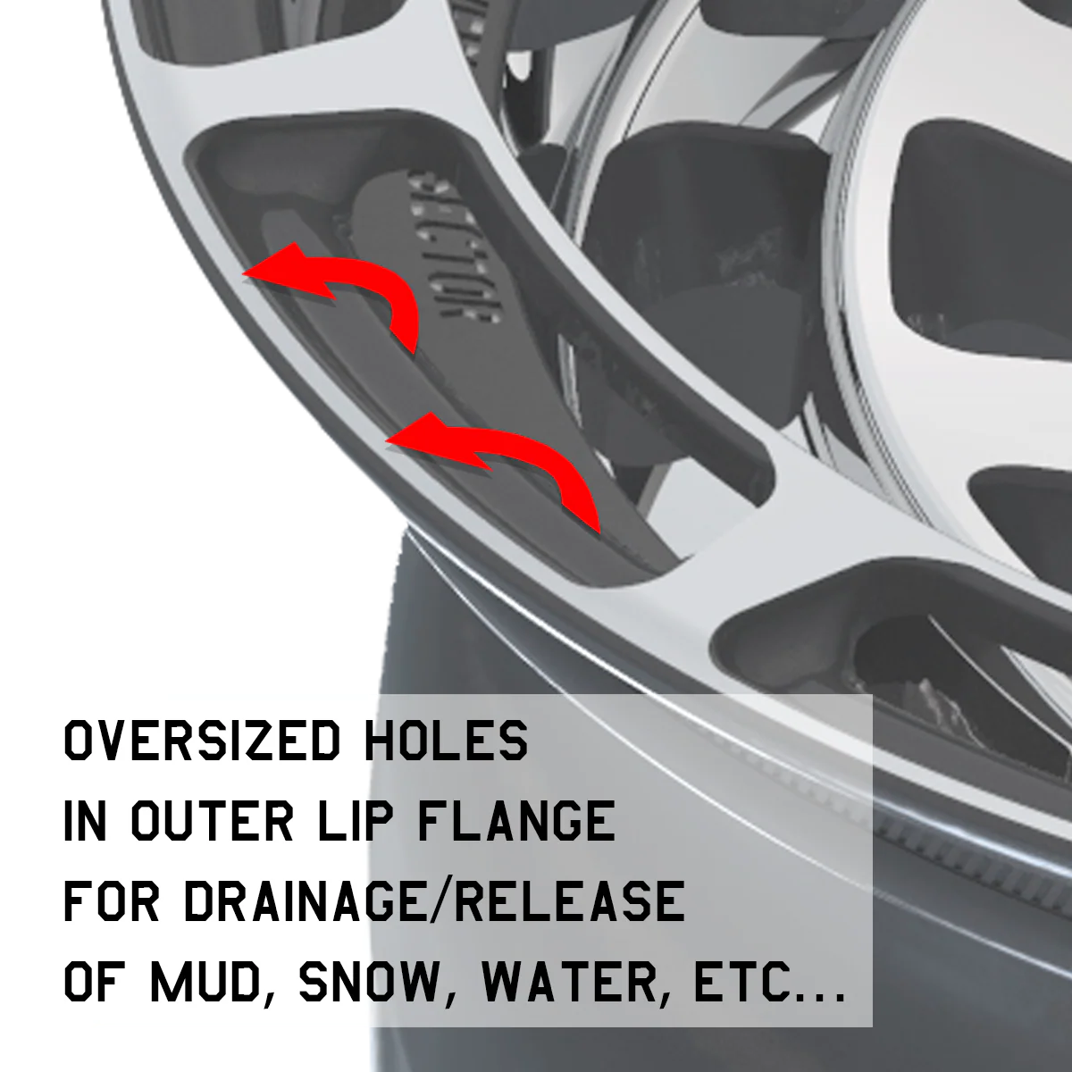Overland Sector Badlander Forged 17x9 -12 6x139.7mm 106.1mm Gloss Gun Metal Machined Face - Image 6