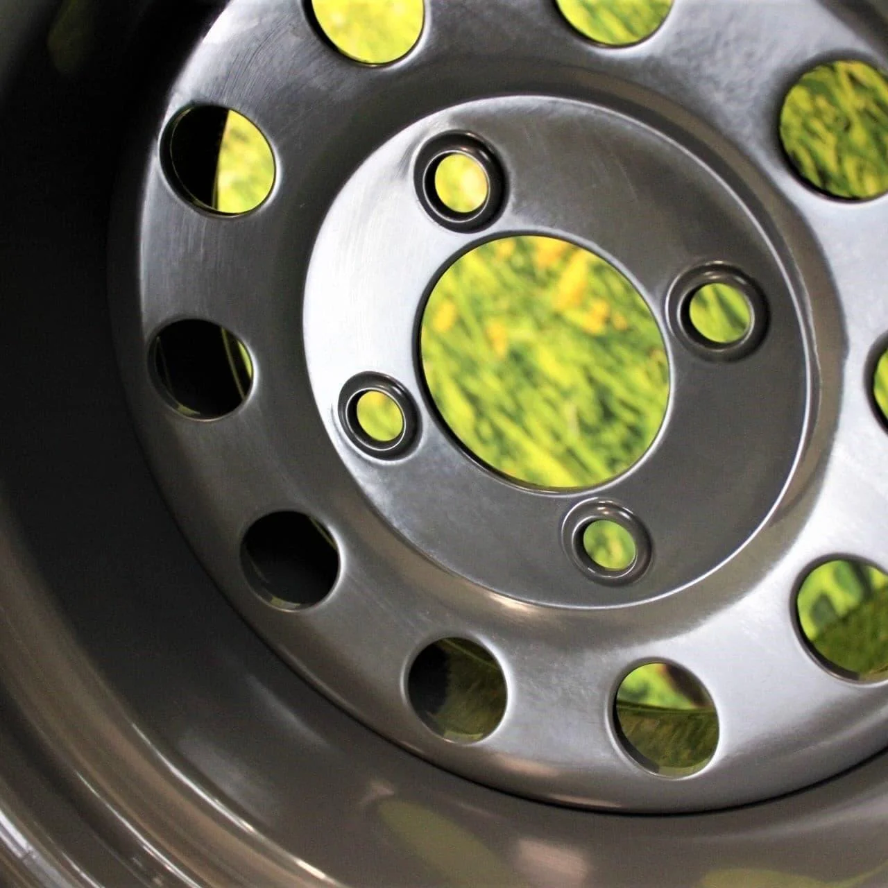 (Qty: 1) 23x10.50-12 4 Ply Golf/ATVUTV/RTV Tires & Charcoal Grey Wheels ATW-013 - Image 3