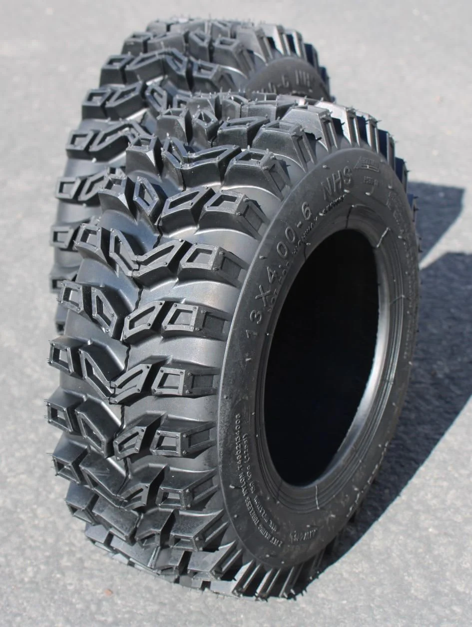 (Set of 2) Antego 13X4.00-6 ATW-046 2 ply Snow tires Directional - Image 5