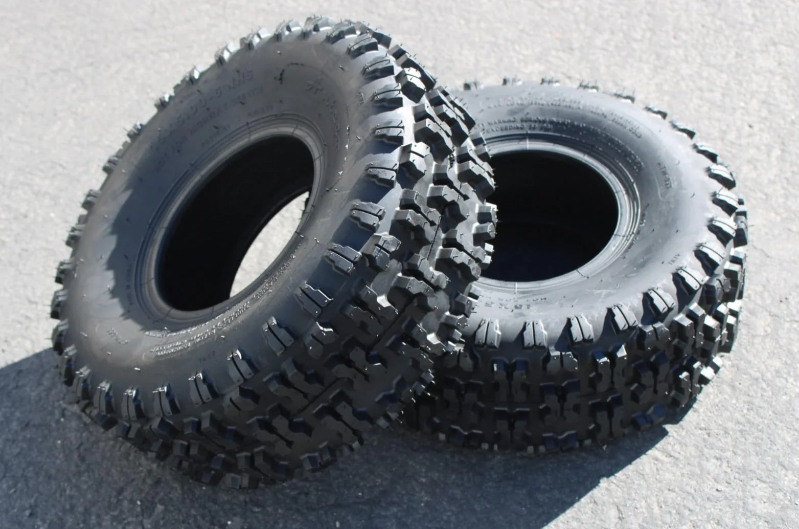 (Set of 2) Antego 15X5.00-6 ATW-053 2 ply Snow Blower Tires Non-directional - Image 5