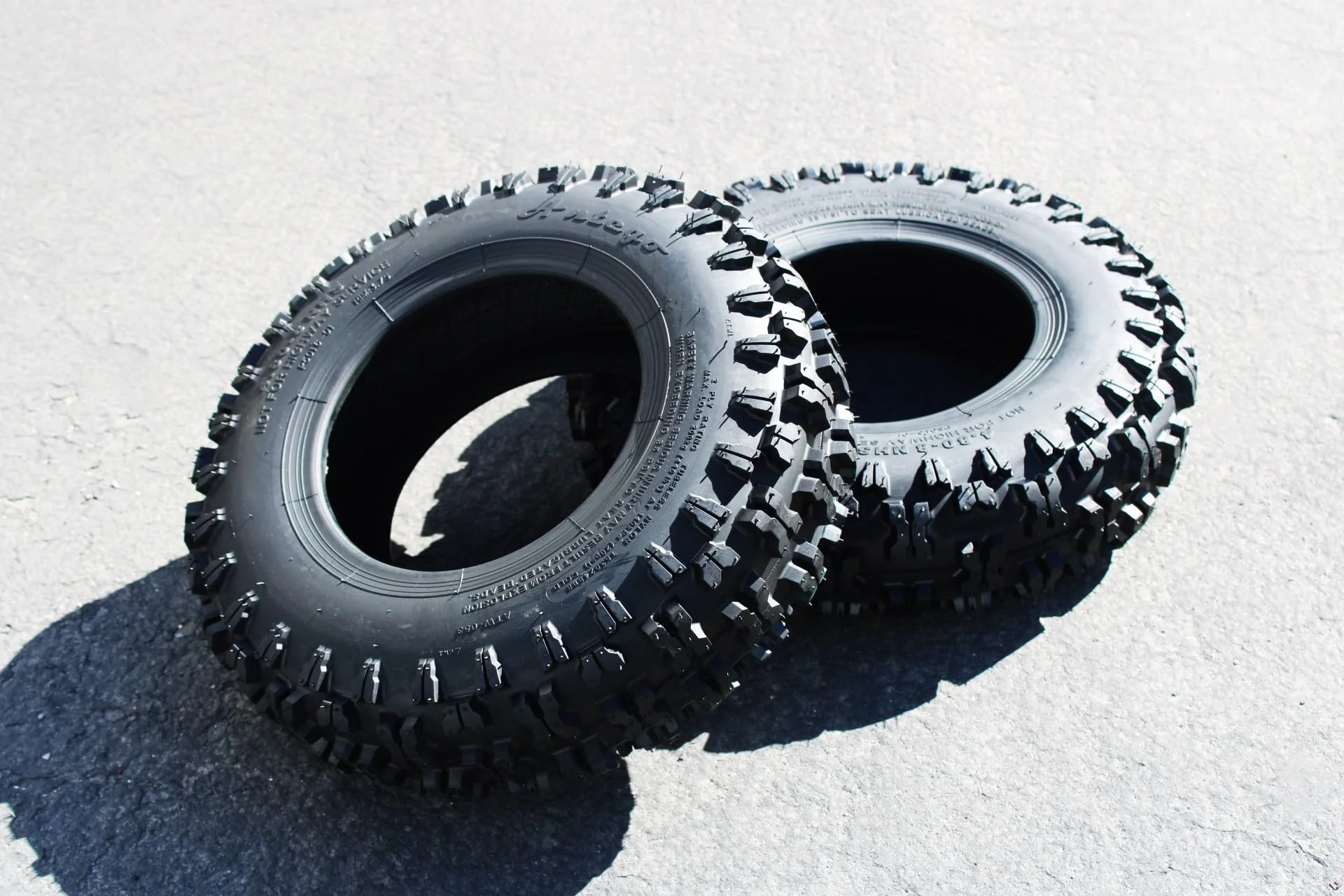 (Set of 2) Antego 4.80-8 ATW-053 2 ply Snow tires Non-directional - Image 4