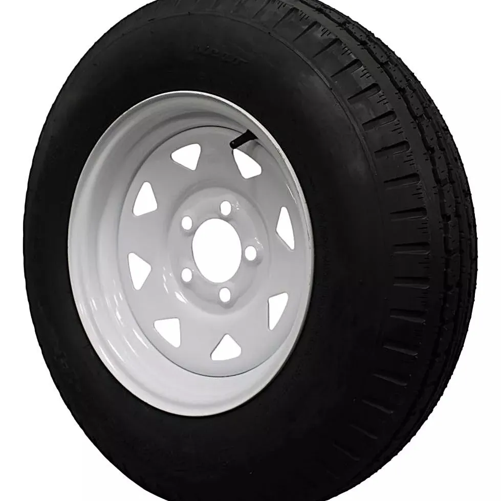 (Set of 4) Antego Tire and Wheel 205/75D14 Highway Terrain Trailer Tire & Wheel – 14.0-Inch Pre-Mounted Rim, 6-Ply-Ply Build, Perfect for Utility & Cargo Use | A140554020116206ST20575D14-B4 - Image 2