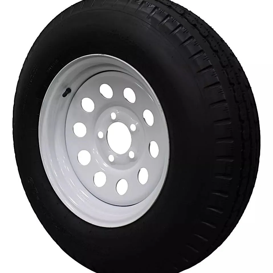 (Set of 4) Antego Tire and Wheel 225/75D15 Highway Terrain Trailer Tire & Wheel – 15.0-Inch Pre-Mounted Rim, 8-Ply-Ply Build, Perfect for Utility & Cargo Use | A15604510116208ST22575D15-B4 - Image 2