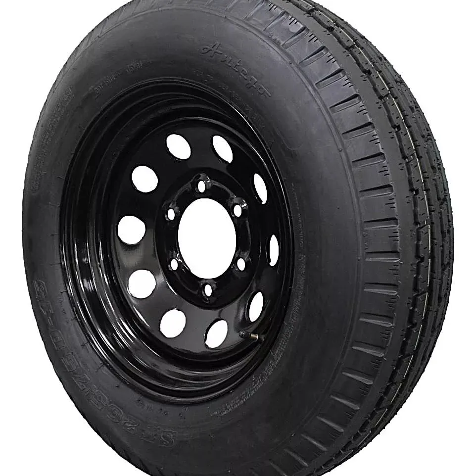 (Set of 4) Antego Tire and Wheel Heavy-Duty 205/75D15 Highway Terrain – 6-Ply-Ply, 15.0-Inch Wheel, Designed for Secure & Stable Towing | A15604520096206ST20575D15-B4 - Image 2