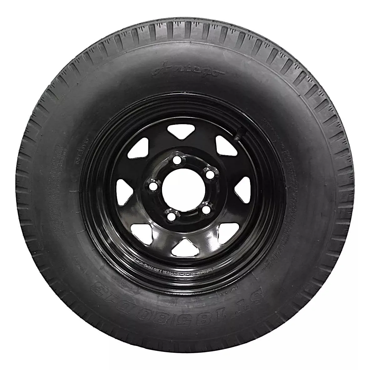 (Single Assembly) Antego Tire and Wheel  185/80D13 Highway Terrain Assembly – Optimized for High Load Performance, 13.0-Inch Rim, Load 94.0, Speed M | A130454510096206ST18580D13 - Image 2