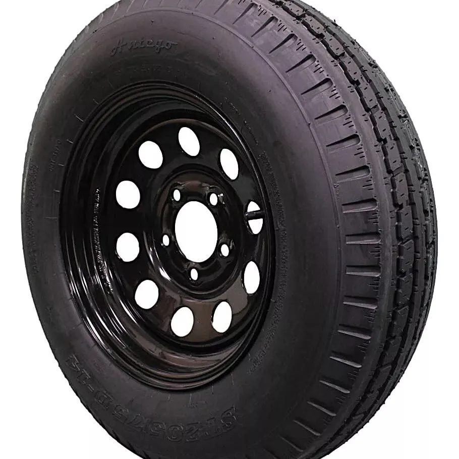 (Single Assembly) Antego Tire and Wheel 205/75D14 Highway Terrain Trailer Tire & Wheel – 14.0-Inch Pre-Mounted Rim, 6-Ply-Ply Build, Perfect for Utility & Cargo Use | A140554010096206ST20575D14 - Image 2