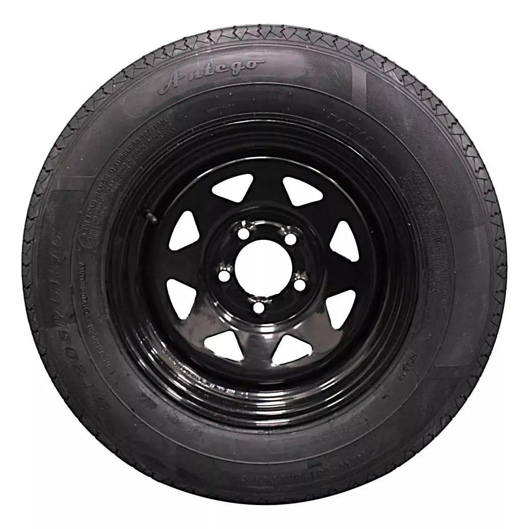 (Single Assembly) Antego Tire and Wheel  205/75R15 Highway Terrain Assembly – Optimized for High Load Performance, 15.0-Inch Rim, Load 107.0, Speed M | A15604500096108ST20575R15