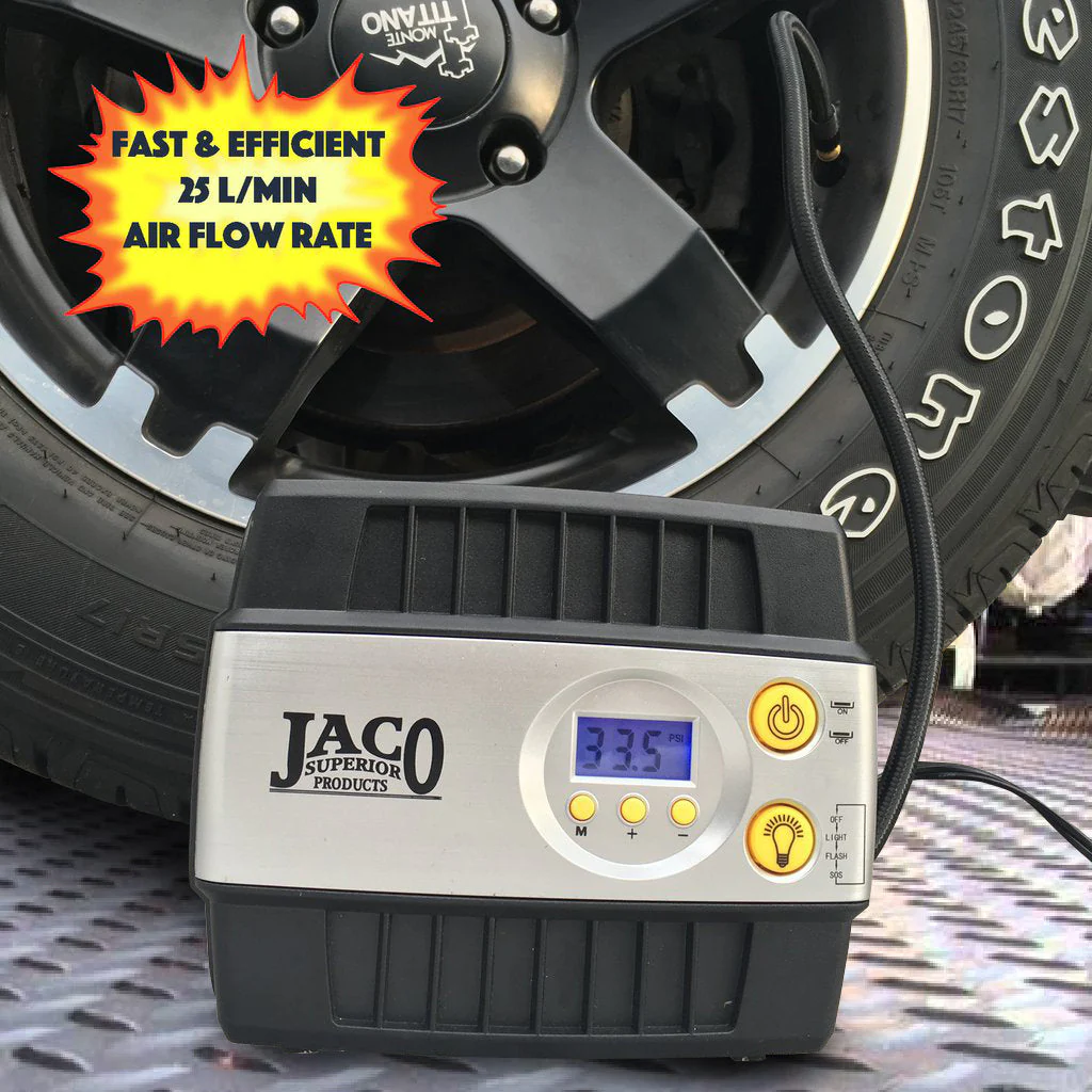 SmartPro™ 12v Digital Tire Inflator Pump - 100 PSI | Portable Tire Air Compressor - Image 2